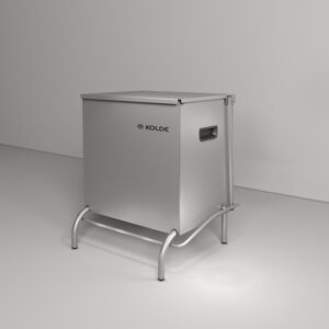 Lixeira Industrial Inox de Pedal com Tampa 60 Litros